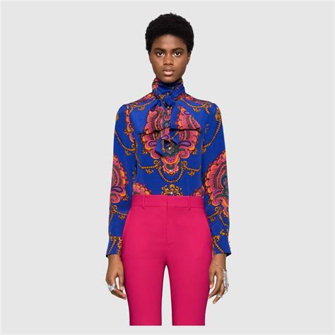 camicia gucci tessuti api e stelle|Camicie Gucci da donna .